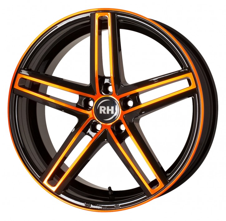 RH DG Evolution 8,5x20 5/120 ET 35 color polished - orange