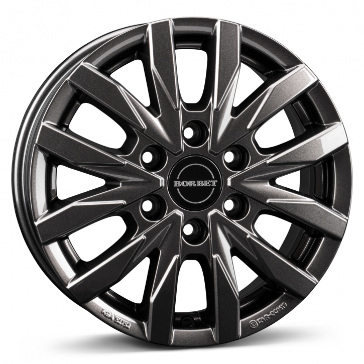 Borbet CW6 65654 6,5x16 6/130 ET 54 mistral anthracite glossy