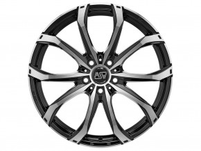 MSW 48 9,5x20 5/130 ET 52 GLOSS BLACK FULL POLISHED