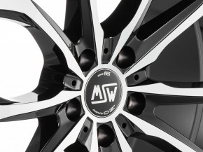 MSW 48 8x18 5/114,3 ET 38 GLOSS BLACK FULL POLISHED