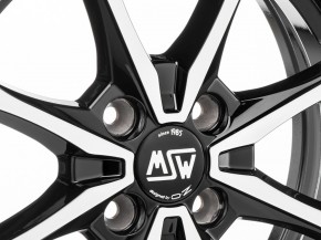 MSW X4 7x16 4/100 ET 42 GLOSS BLACK FULL POLISHED