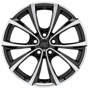 MSW 27 T 9,5x19 5/114,3 ET 45 GLOSS BLACK FULL POLISHED
