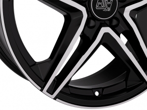 MSW 31 8,5x19 5/112 ET 28 GLOSS BLACK FULL POLISHED