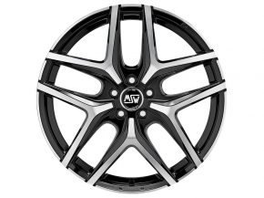 MSW 40 7,5x19 5/114,3 ET 45 GLOSS BLACK FULL POLISHED