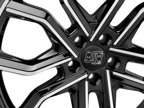 MSW 41 7,5x19 5/112 ET 42 GLOSS BLACK FULL POLISHED