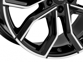 MSW 41 8x19 5/114,3 ET 50 GLOSS BLACK FULL POLISHED