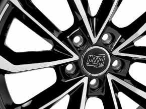 MSW 42 7,5x17 5/108 ET 45 GLOSS BLACK FULL POLISHED