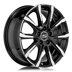 MSW 79 6,5x16 5/100 ET 47 GLOSS BLACK FULL POLISHED