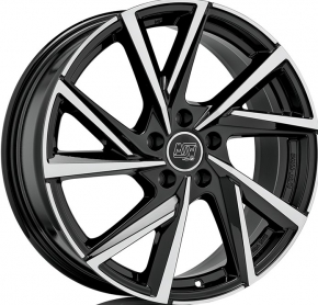 MSW 80/5 8x18 5/112 ET 26 GLOSS BLACK FULL POLISHED
