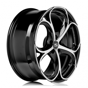MSW 82 8x19 5/110 ET 33 GLOSS BLACK FULL POLISHED